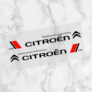 2 шт. наклейки на кузов автомобиля, боковые наклейки на дверь автомобиля для Citroen C2 C3 C4 C5 C1 Elysee Berling Xsara Picasso Saxo DS3 DS4 DS6, аксессуары