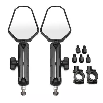 2 шт. Направленный шар, универсальное вращение, складной ADV, внедорожный скутер, модернизированное зеркало заднего вида, зеркала, зеркала