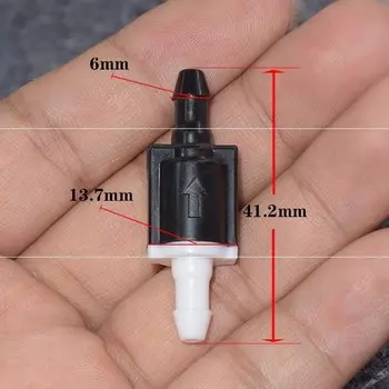 2 шт., насадка для омывателя автомобиля, обратный клапан, детали распылителя лобового стекла, аксессуары, резиновая прокладка, подходит для автомобиля