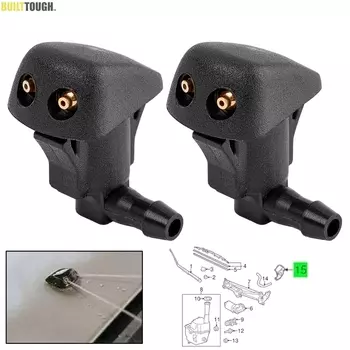 2 шт., насадки для мытья лобового стекла автомобиля Toyota Celica 6 MR2 Tacoma Yaris XP10