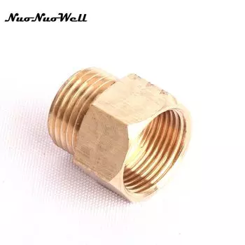 2 шт. NuoNuoWell латунные соединители для садового водопровода 1/2"-M22