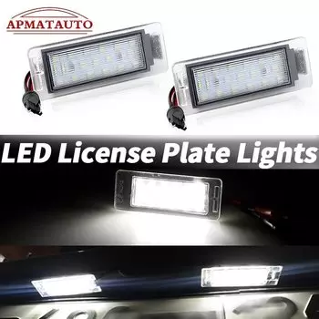 2 шт. освещение номерного знака автомобиля без ошибок 6000K для Chevrolet Cruze Corvette Camaro Traverse Bolt EV Equinox Impala Sonic Trax SS