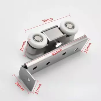 2 шт./пара, ролики для раздвижных дверей, 4/8 дюймов