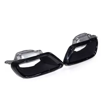 2 шт./партия, насадки для глушителя выхлопной трубы BMW G05 X5 G06 X6 G07 X7 2019 2020 2021 + M