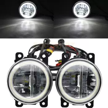 2 шт./партия, светодиодные противотуманные фары «глаза ангела»