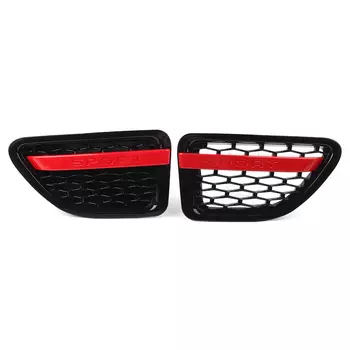 2 шт. переднее боковое крыло автомобиля, решетка вентиляционного отверстия, решетка, аксессуары с логотипом для Land Rover L320 Range Rover Sport 2005-2009 2010-2013