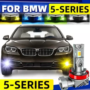 2 шт., передние противотуманные фары для BMW 5, E60, E61, F07, F10, F11, 12 В, 07-16