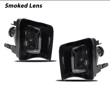 2 шт. передний бампер Янтарно-желтый указатели поворота в сборе для Toyota Prius Xenon 2010-2011 годов, белый светодиод в качестве дневных ходовых огней