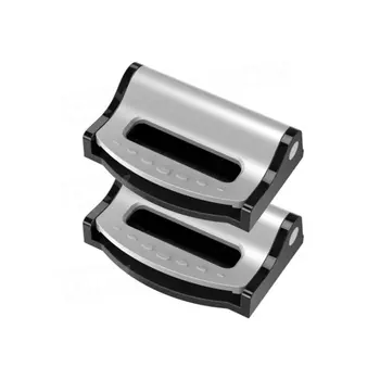 2 шт. пластмассовый для автомобильного сидения Зажим для ремня безопасности регулируемый стопор Пряжка красный синий ремень пряжка зажим для ремня безопасности автомобиля зажимы для ремня