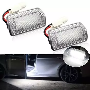2 шт. подходит для Toyota Land Cruiser 200 Series 150 Series Prado MK4 J150 для Lexus ES240 IS250 светодиодные лампы для дверей белого цвета