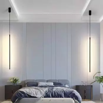 2 шт., подвесные светодиодные светильники LOMAOJK для спальни