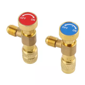 2 шт., предохранительный клапан для жидкости R410A R22, 1/4 дюйма