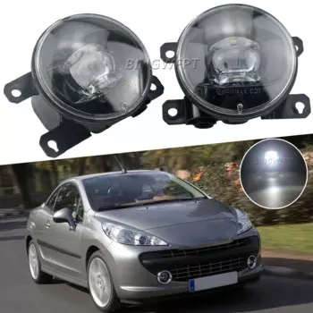 2 шт., противотуманные фары для Peugeot 307 2002 2003 2004 2005 2006