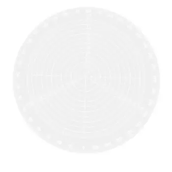 2 шт., прозрачный акриловый компас, 300 мм, 12 дюймов