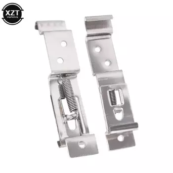 2 шт. прямоугольный автомобильный номерной знак подпружиненный кронштейн из нержавеющей стали автомобильный держатель рамки зажимы зажимы номерного знака прицепа