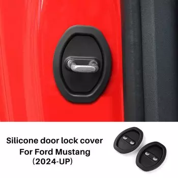 2 шт. пряжка дверного замка для Ford Mustang S650 GT 2024 2025 LHD RHD амортизирующая подушка двери автомобиля силиконовая защита амортизирующая накладка