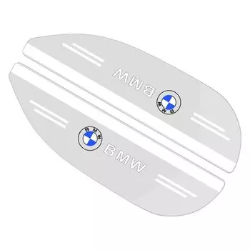 2 шт. ПВХ автомобильные прозрачные наклейки для бровей от дождя для BMW M Performance 1 3 5 7 серии M3 M4 M5 M6 X1 X3 X5 X6 X7 E30 E34