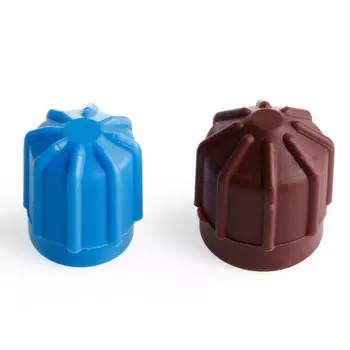 2 шт. R134a автоматическая крышка клапана кондиционера переменного тока, Клапан хладагента, пылезащитная крышка высокого/низкого напряжения