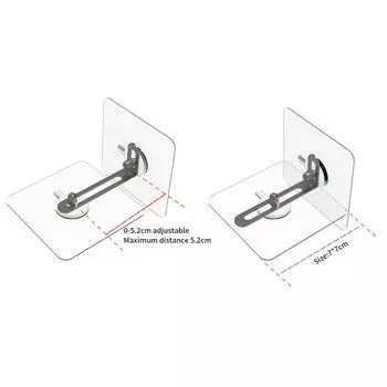2 шт. самоклеящиеся настенные кронштейны для полок BOUSSAC