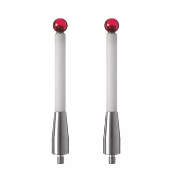 2 шт., щуп CMM 6 мм, шариковый наконечник CMM, контактные щупы, керамические валы, зонд, тестовые аксессуары для Renishaw