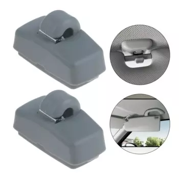 2 шт. серый передний солнцезащитный козырек, зажимы, кронштейн для Skoda Fabia Octavia Superb, запасная часть, номер 3B 0857561 Б