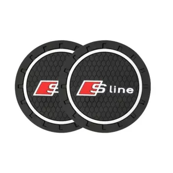 2 шт. силиконовая автомобильная подставка для чашки с водой, противоскользящий коврик для Audi A4 B5 B6 B7 B8 B9 A3 8P 8V 8L A5 A6 C6 C5 C7 4F A1 A7 A8 S