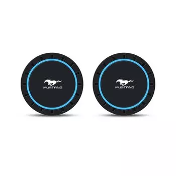 2 шт., силиконовая автомобильная подставка для бутылки с водой, противоскользящая накладка, аксессуары для Ford Mustang GT 2020 2019 2018 2017 2016 SHELBY