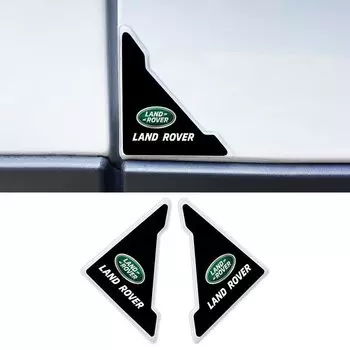 2 шт. силиконовая защитная наклейка на угол двери автомобиля для Land Rover Discovery 3 4 Range Rover Freelander 1 2 SVR Evoque Velar