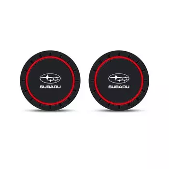 2 шт. силиконовые автомобильные подставки для чашки с водой, нескользящий коврик, коврик для чашки, коврик для напитков для Subaru Forester XV STI Legacy BRZ Crosstrek Ascent