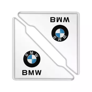 2 шт. силиконовые наклейки на угол двери автомобиля для BMW M Performance X1 X5 X6 E90 F11 G30 W222 E39 E60 аксессуары