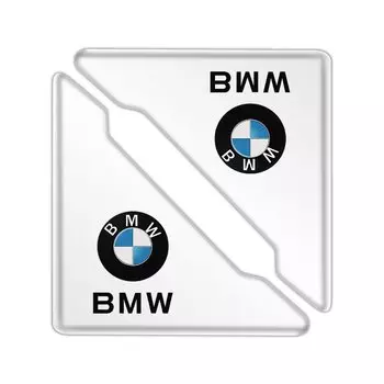 2 шт. силиконовые наклейки на угол двери автомобиля для BMW M Performance X1 X5 X6 E90 F11 G30 W222 E39 E60 аксессуары