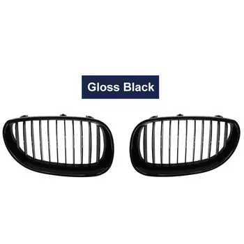 2 шт. спереди почек гоночный автомобиль решетка для BMW E60 E61 M5 серии 2003-2010 с одиночной линией модификации спортивные решетки капюшон гриль автомобильный Стайлинг