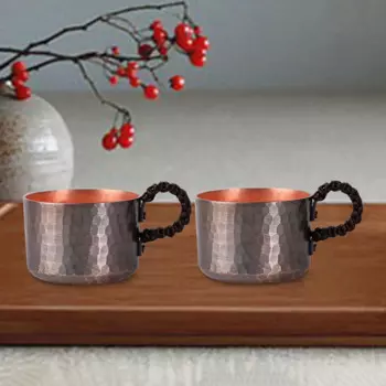 2 шт., старинная дизайнерская кружка для кофе 90 мл