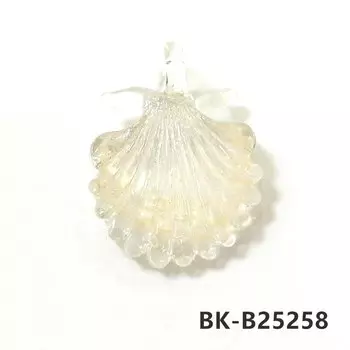 2 шт., стеклянные подвески-ракушки JSSMTLP