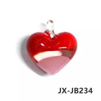 2 шт. стеклянные прозрачные сердечки JSSMTLP