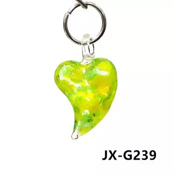 2 шт. стеклянные сердечки JSSMTLP