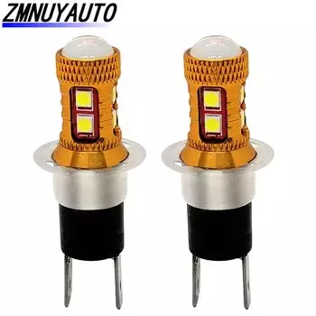 2 шт., супер яркие Автомобильные противотуманные фары H3C 3030 8SMD, 12 В, лм, дневные лампы, дневные ходовые огни, автомобильные лампы белого цвета K