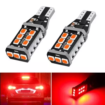 2 шт., суперъярсветодиодный светодиодные лампы T15 W16W, 15SMD 2835 921, Canbus