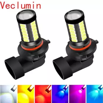 2 шт. светодиодная лампа H7 9005 HB3 9006 HB4 H9 H8 H16 PSX24W PSX26W P13W Белый ледяной синий противотуманные фары Дневные ходовые огни Противотуманные фары
