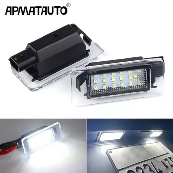 2 шт. светодиодная лампа освещения номерного знака Canbus для Nissan Serena C27 Altima Suzuki Landy Dacia Duster 2018 2019 2020 2021