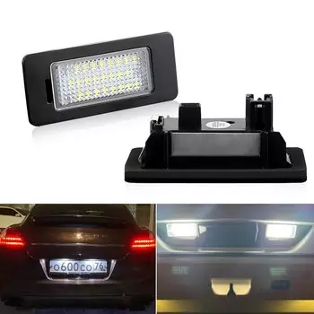 2 шт. светодиодная лампа освещения номерного знака для Porsche Panamera 970 4D 2010 2011 2012 2013 2014 2015 2016 задняя лампаOEM # :8TO 943021