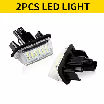 2 шт. светодиодная лампа освещения номерного знака для Toyota Camry Corolla Prius Yaris Highland Avalon Auris Vios Esquire EZ Noah Proace