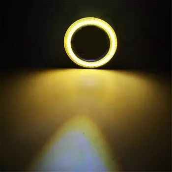 2 шт. светодиодная лампа с ангельскими глазами, кольцевая лампа Halo, автомобильные дневные ходовые огни 2,5 дюйма, 3,0 дюйма, 3,5 дюйма, 64 мм, 76 мм, 89 мм, DRL, противотуманные фары, фары