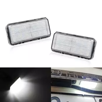 2 шт. светодиодная подсветка номерного знака Canbus для Lexus LX470 LX570 Toyota Land Cruiser 100 200 Prado 120 Reiz 4D Mark X лампа номерного знака