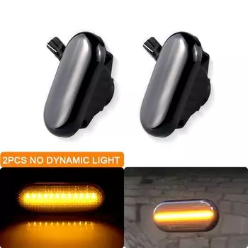 2 шт. светодиодные боковые габаритные фонари 12 В, указатель поворота, боковая панель повторителя, лампа для Nissan, Qashqai J10 для Micra C
