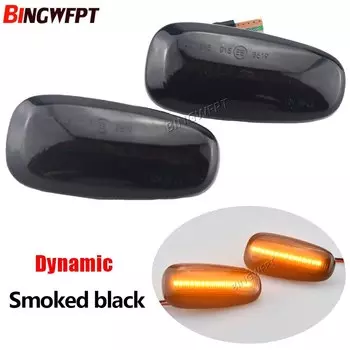 2 шт. светодиодные динамические боковые габаритные фонари, повторитель индикаторов для Opel Zafira A 1999-2005 Astra G 1998-2009, указатель поворота