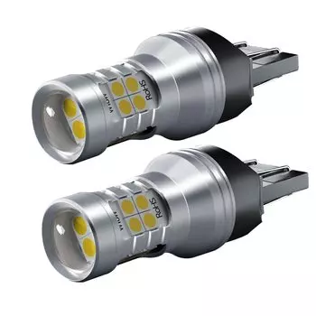 2 шт. светодиодные дневные ходовые огни DRL, лампа Canbus W21/5W 7443 T20 для Chevrolet Malibu Trax Dacia Duster Logan 2 Sandero