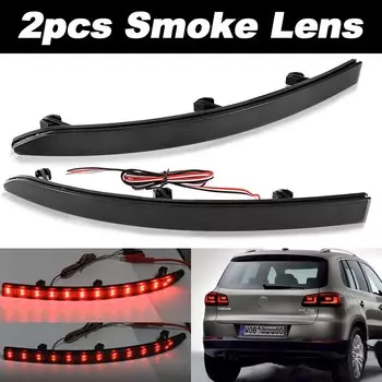 2 шт., светодиодные фонари для заднего бампера Volkswagen Tiguan 2009 2010 2011 2012 2013 2014 2015 2016