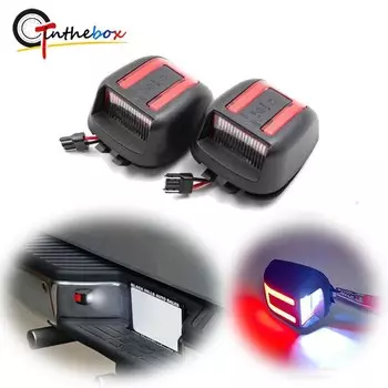 2 шт. светодиодные фонари номерного знака Canbus белые для Nissan Navara D40 Frontier Armada Titan Xterra Suzuki Equator