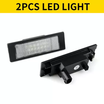 2 шт. светодиодные фонари номерного знака Canbus для Mini Cooper R55 R60 R61для BMW E63 E64 E81 E87 F06 F12 F13 F20 Z4 E85 E86 E89